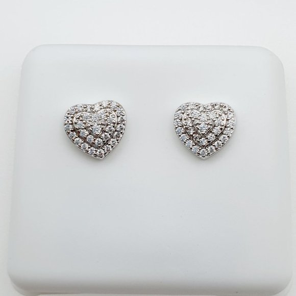 - "925 Sterling Silver Plated CZ Earrings, INUS1BR173